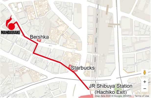 Cómo llegar a la Mandarake de Shibuya