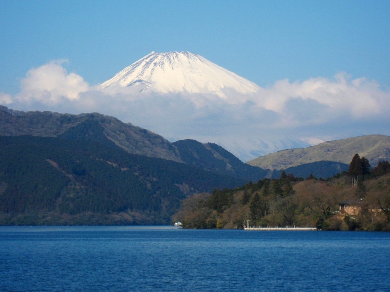 Monte Fuji y lago Ashi