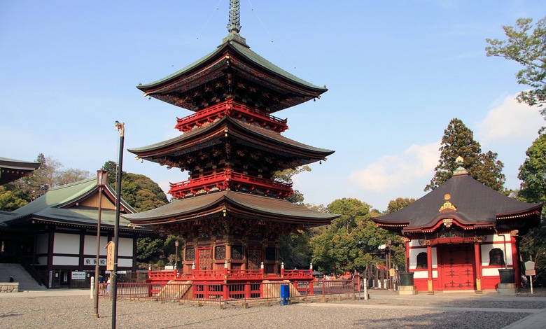 Pagoda en el templo Narita-san Shinsho-ji